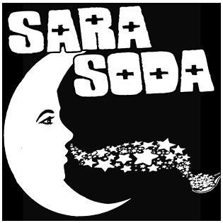 cover art for the pop bubblegum glam song Sara Soda by rock band Scream Idol