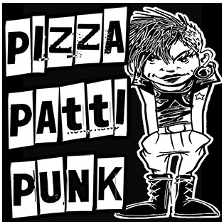 Scream Idol cover art for trash glam rock punk song Pizza Patti
